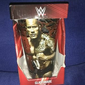 WWE The Rock glassware